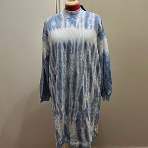 NWT GAP tie-dye sweater dress L Tall